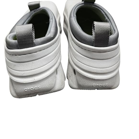 Crocs Echo Storm Shoes Womens 7 Mens 5 Gray Slip On Sneaker Clog Chunky Outdoors - Picture 4 of 7